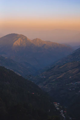 Sunset over the Peloponnesian mountains seen from the Kampus Velika.
