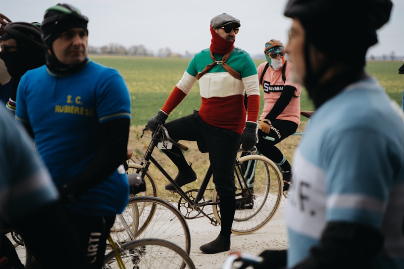 A vibrant cycling event showcasing participants of all ages.