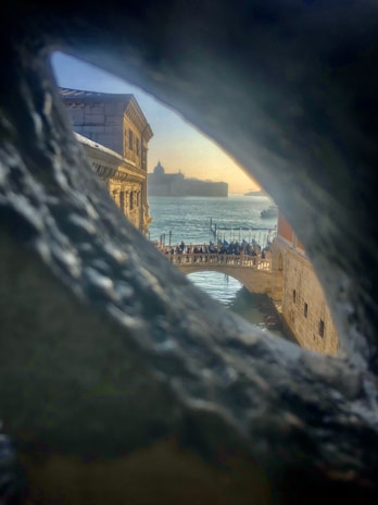 A stunning view of the Panama Canal at sunset.