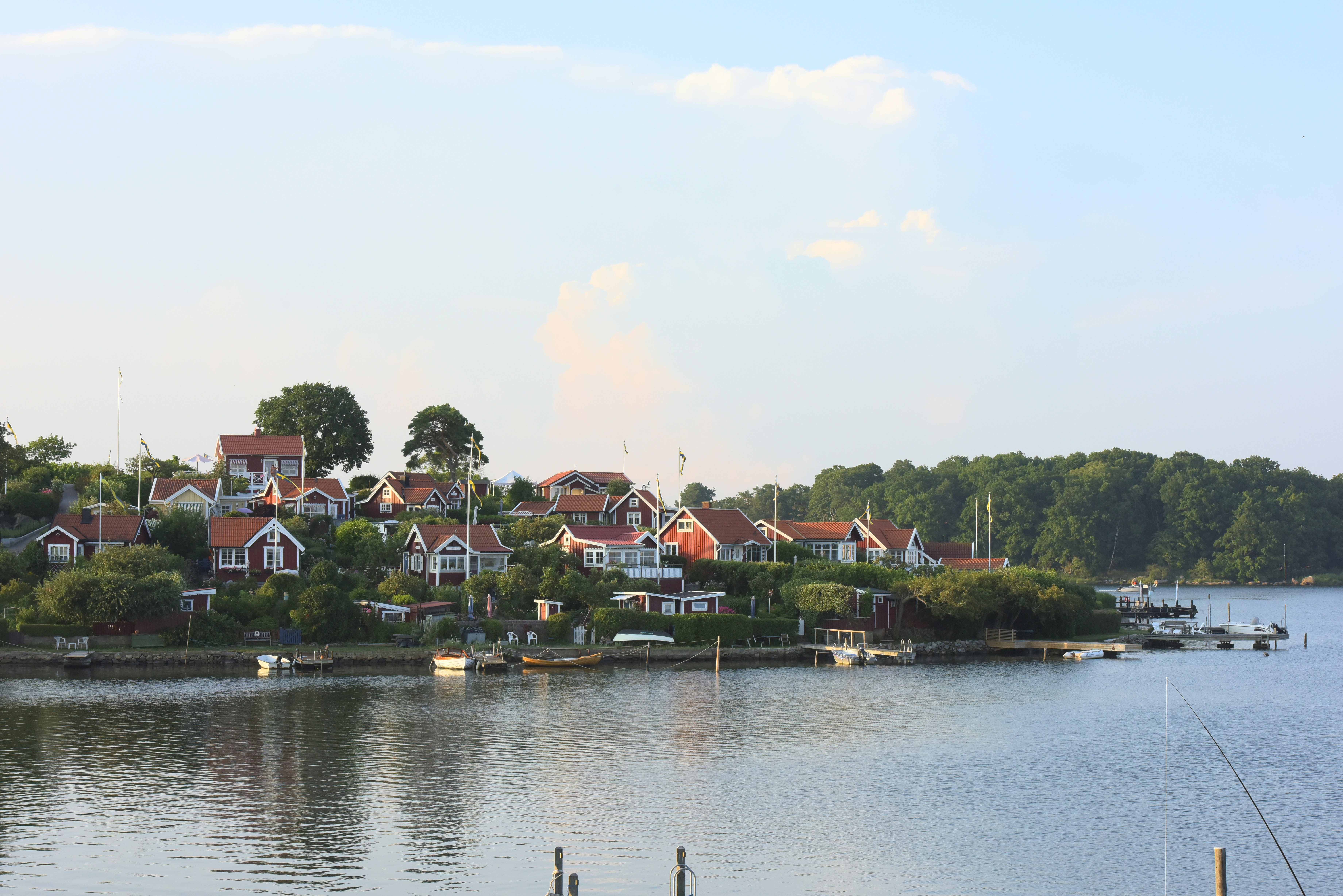 Coastal view of Karlskrona
