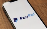 a phone with a pay pay logo on it