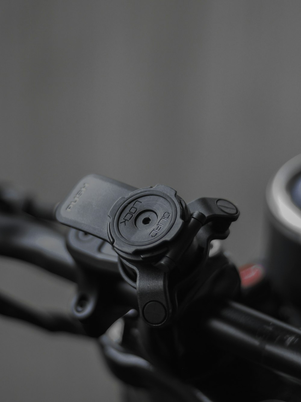 a close up of the handlebars of a bike