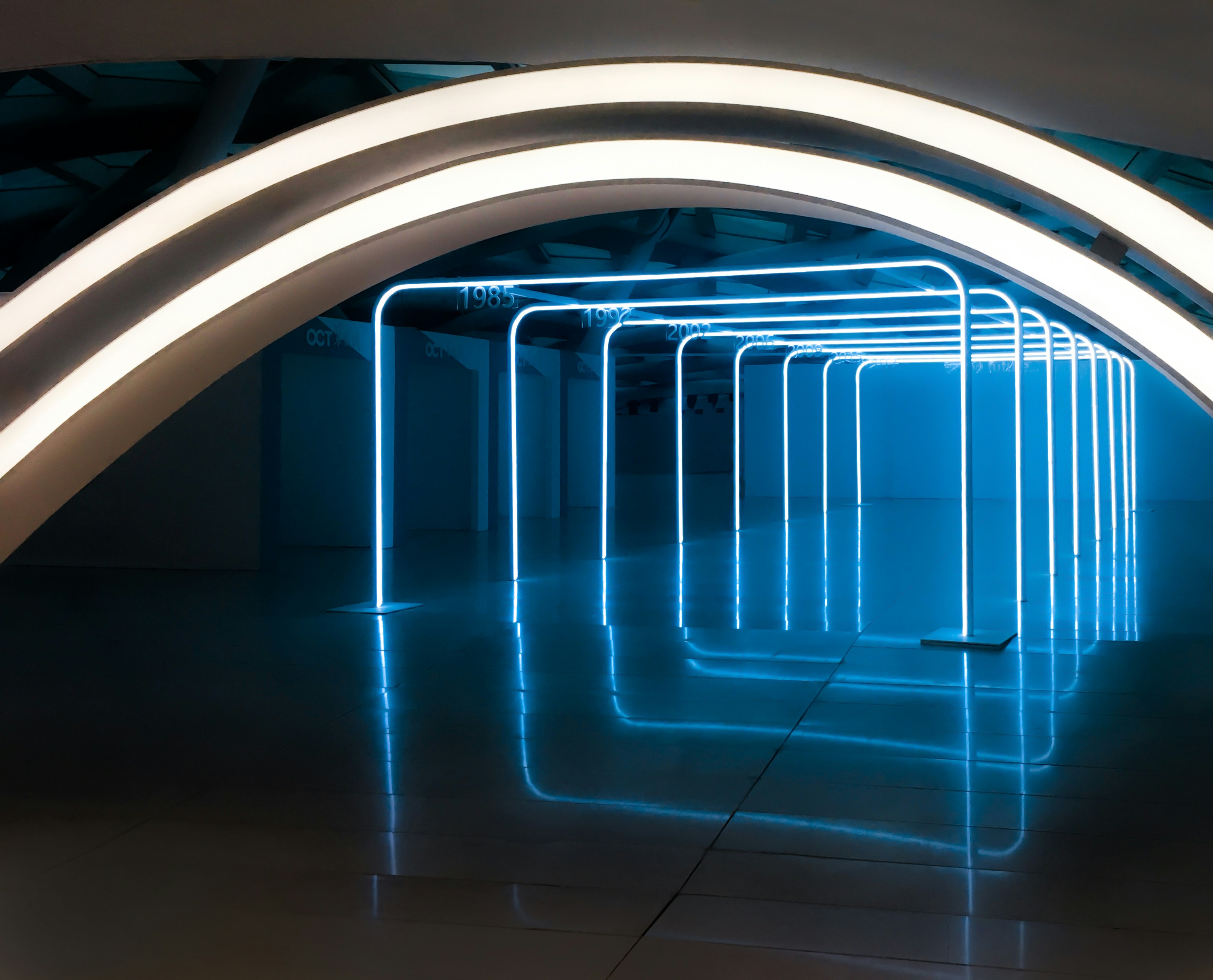 futuristic neon wallpaper, wallpaper, Rocket League Octane: Stunning Neon Field Wallpapers 1