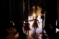 Behind-the-scenes glimpse of the documentary crew filming dancers in various settings.