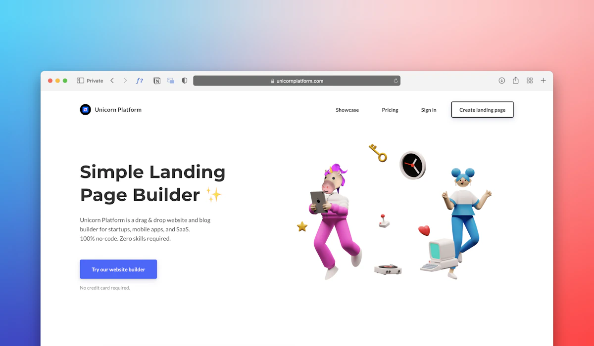 Nucleus homepage preview