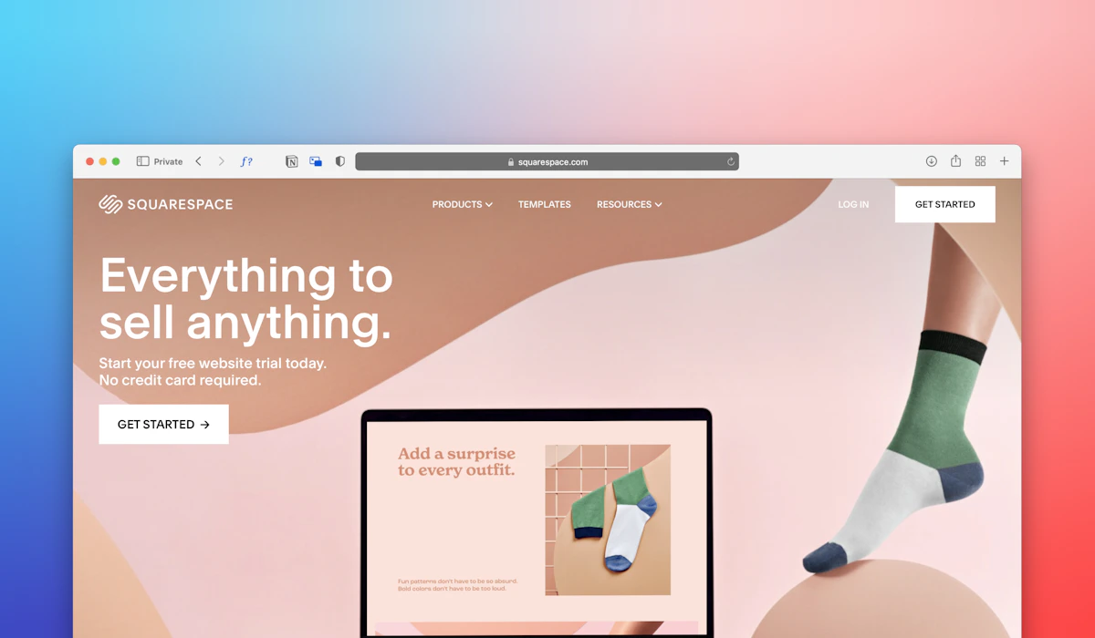 Aurora homepage preview