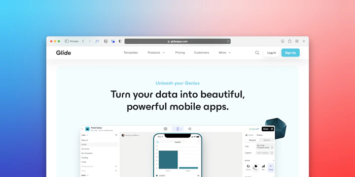 A clean, modern interface of a mobile app dashboard with vibrant colors.