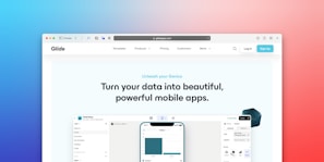 Preview of a sleek landing page design with call-to-action buttons and engaging visuals.