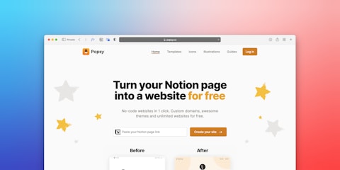 a website page with a star theme