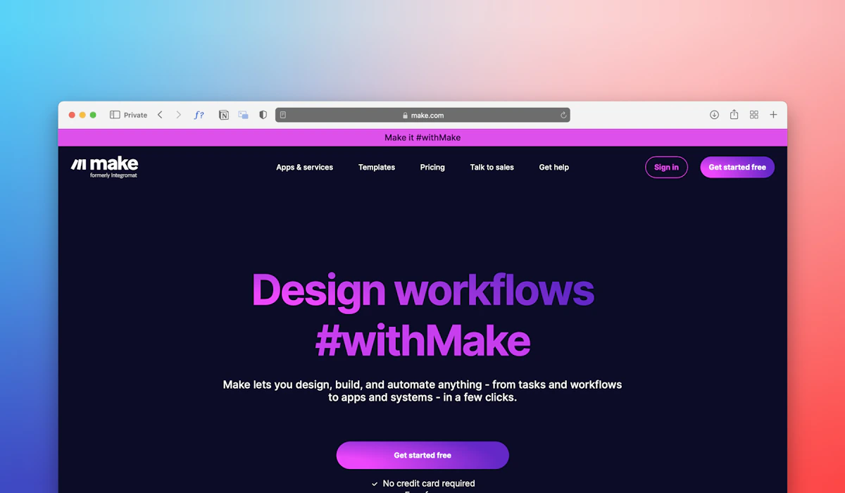 Prism homepage preview