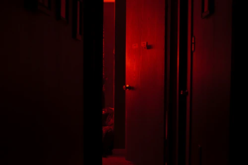 Ambientación provisional de pasaje de terror
