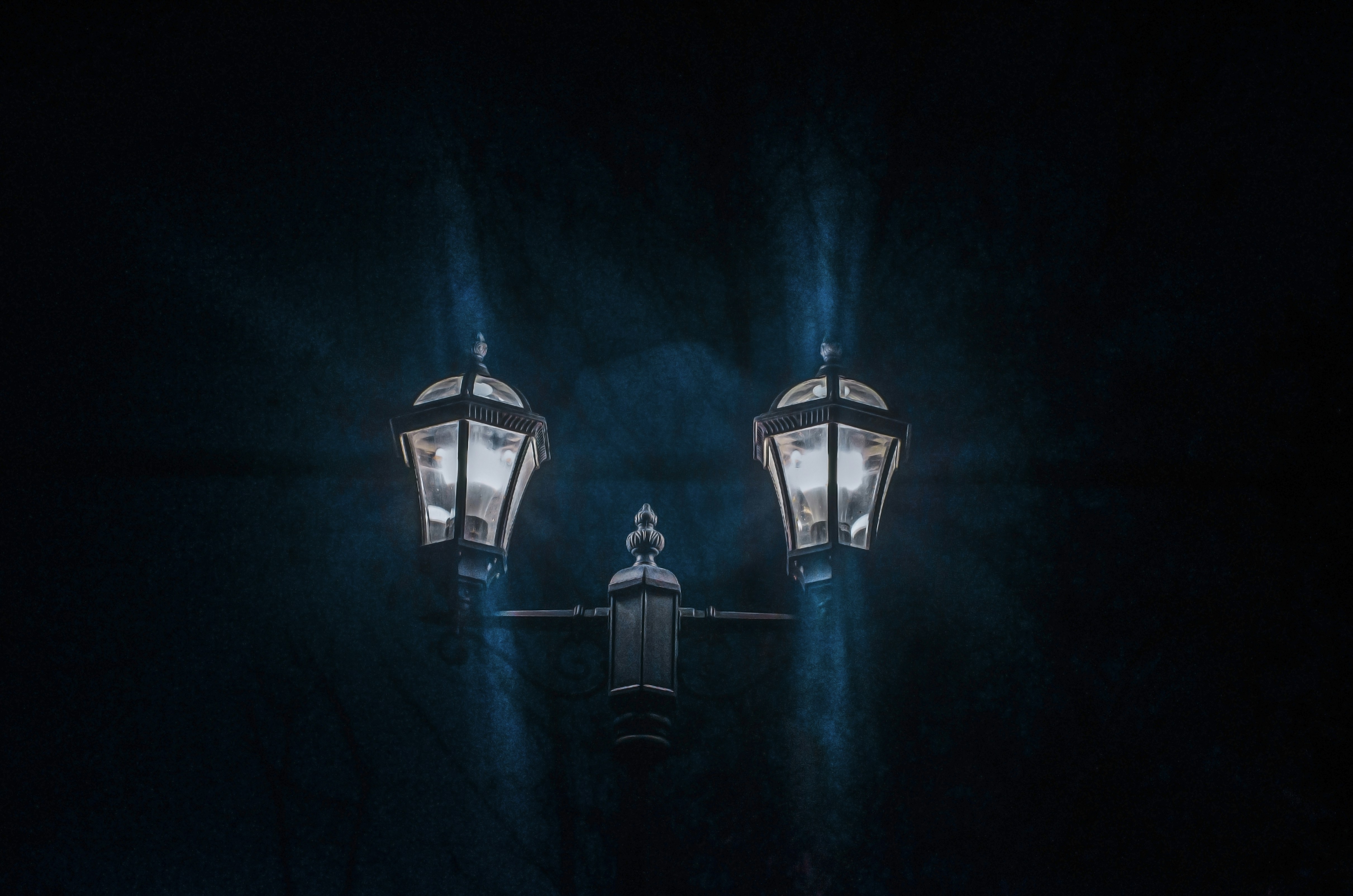 a couple of lights that are next to each other