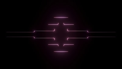 a dark background with a neon cross in the middle