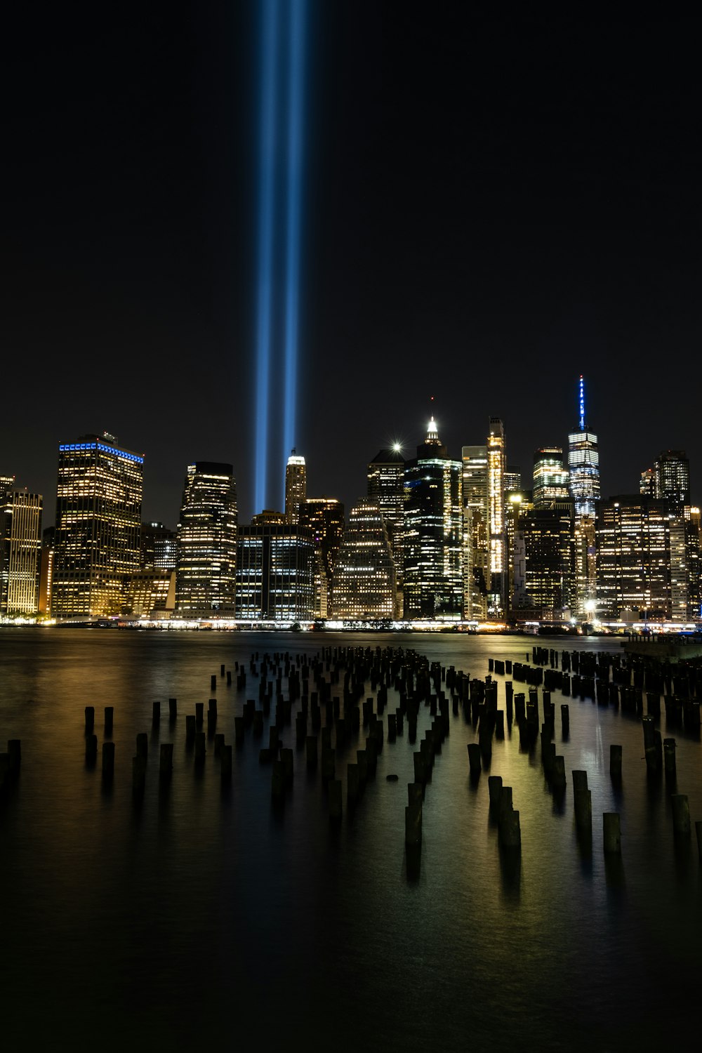 a view of the 9 / 11 / 11 world trade center in new york city