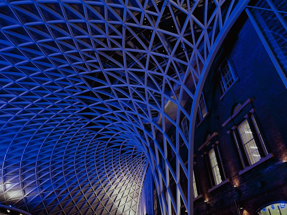 a large building with a very long ceiling