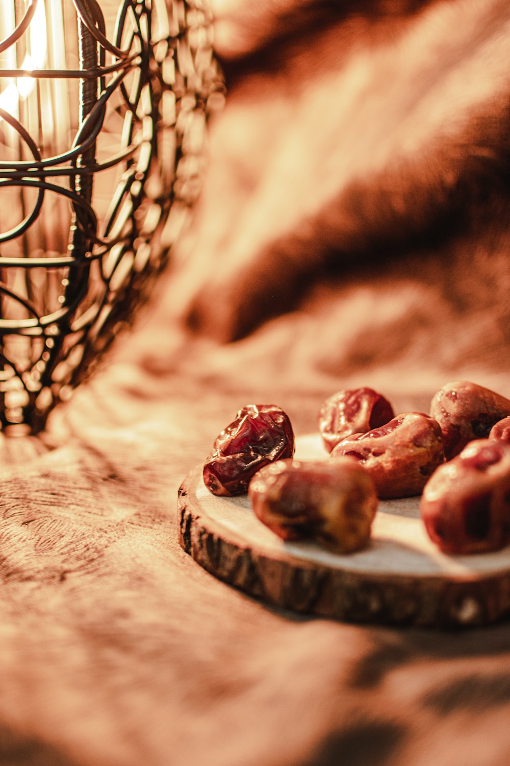 a plate of donuts sitting on a table