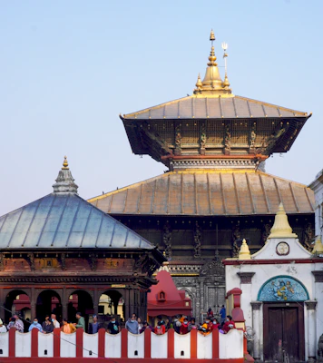 Arya Ghat cremation ghats on Bagmati River