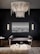 An elegant living room featuring a custom resin art table as the focal point.