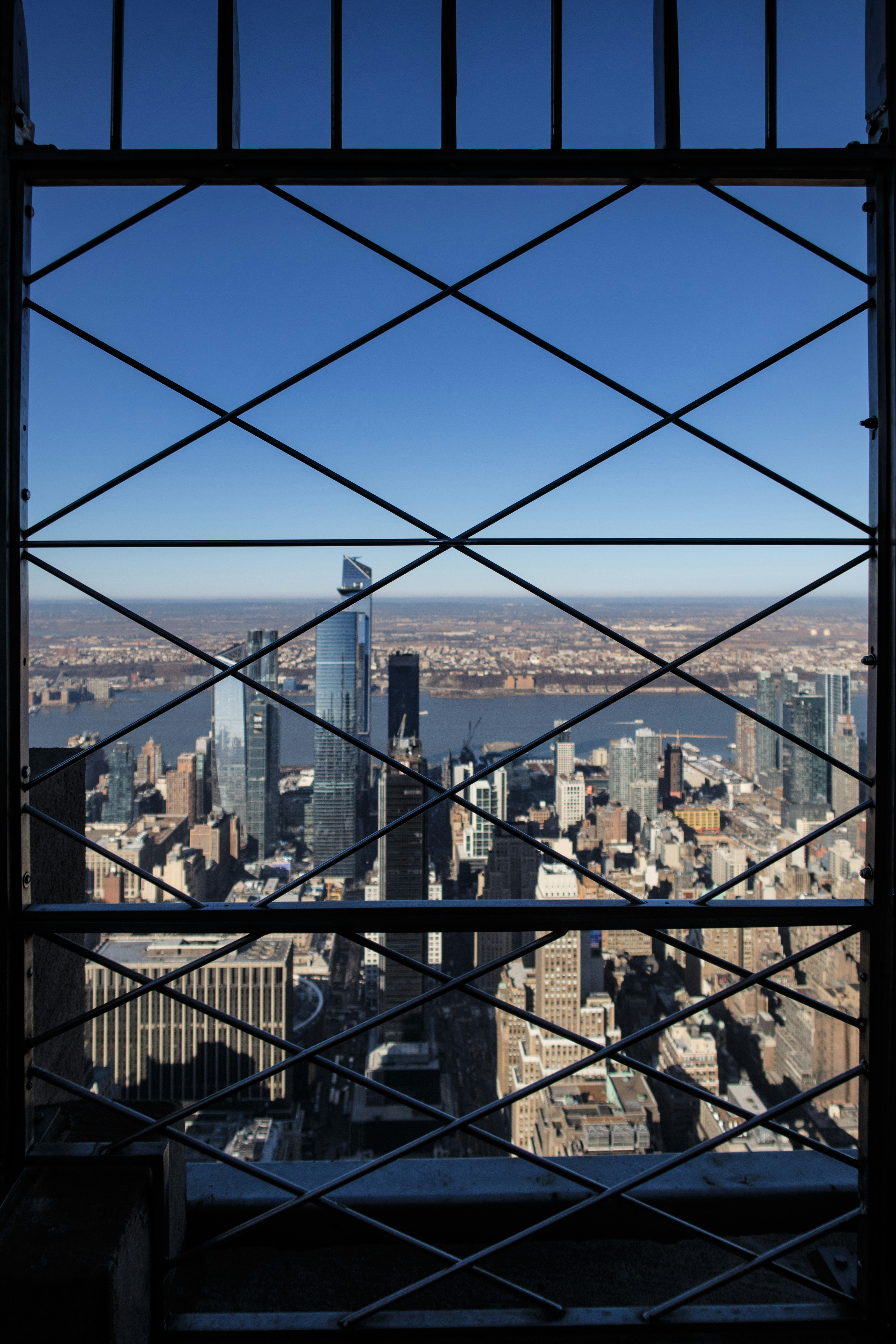 the view from the top of the empire building