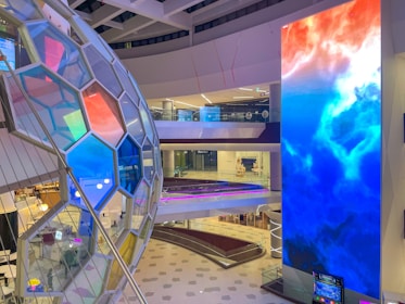 A digital interface showcasing modern homes.