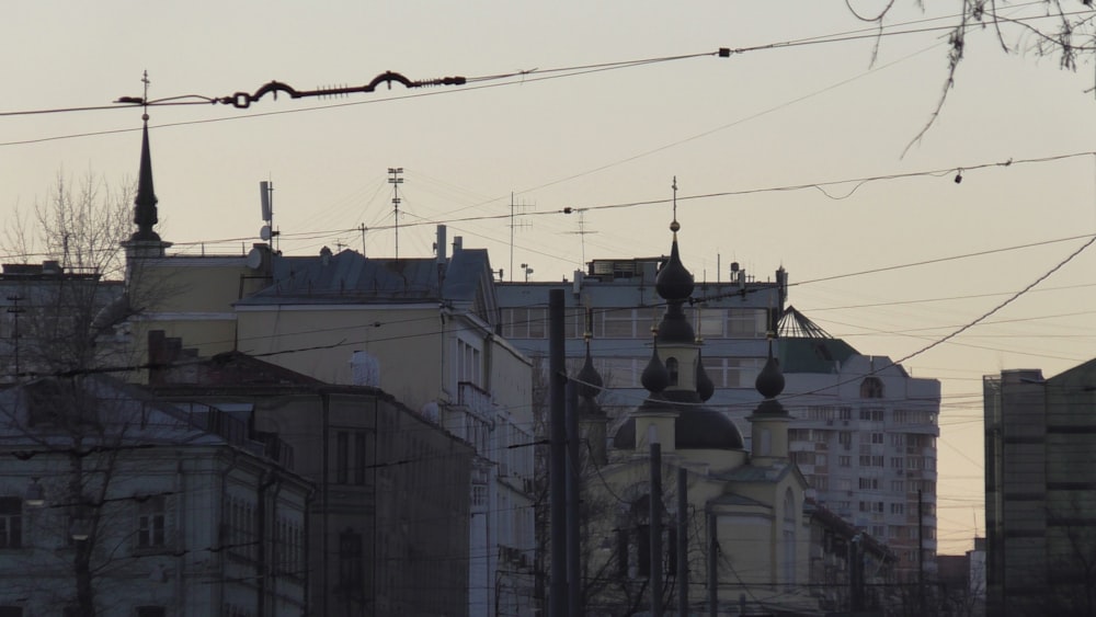 a view of a city from a distance