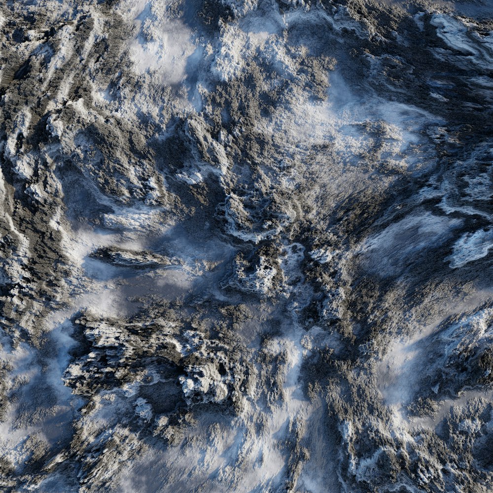 a satellite image of a very cloudy sky