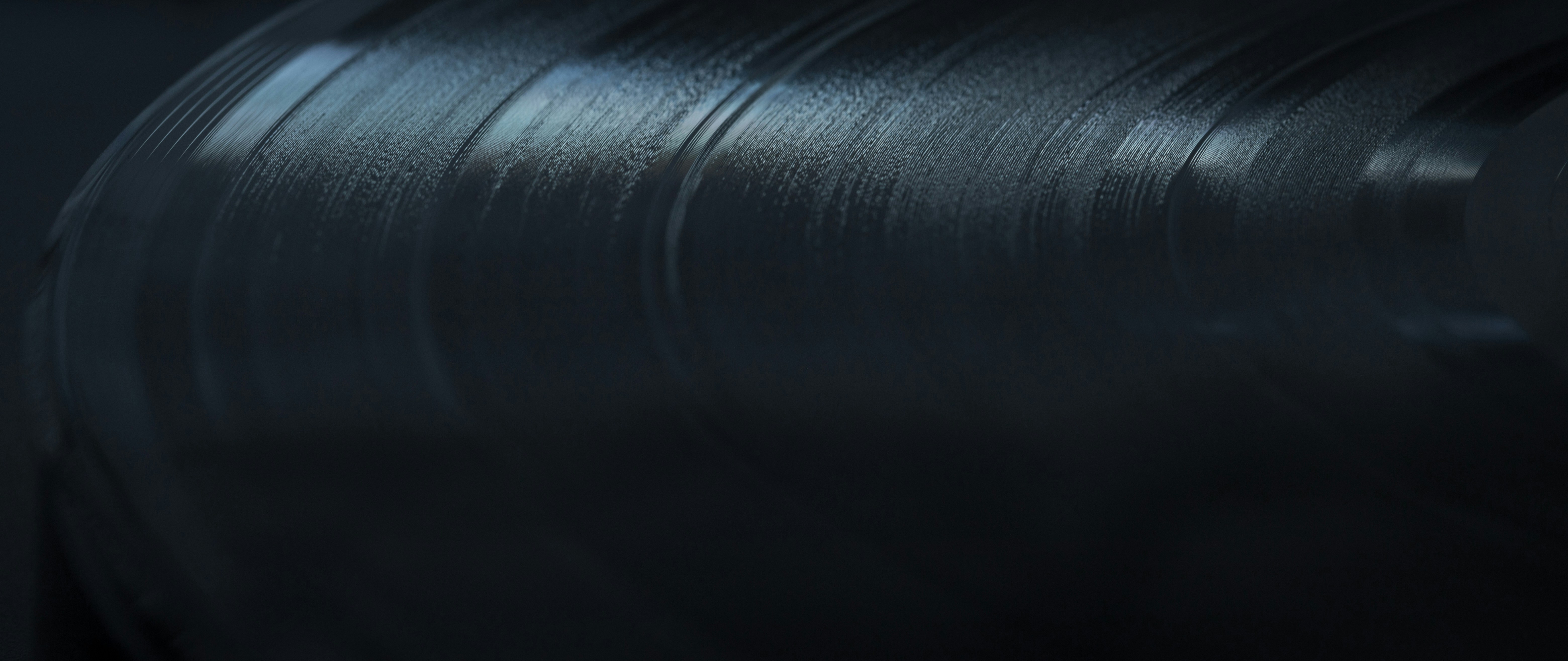 a close up of a record on a table