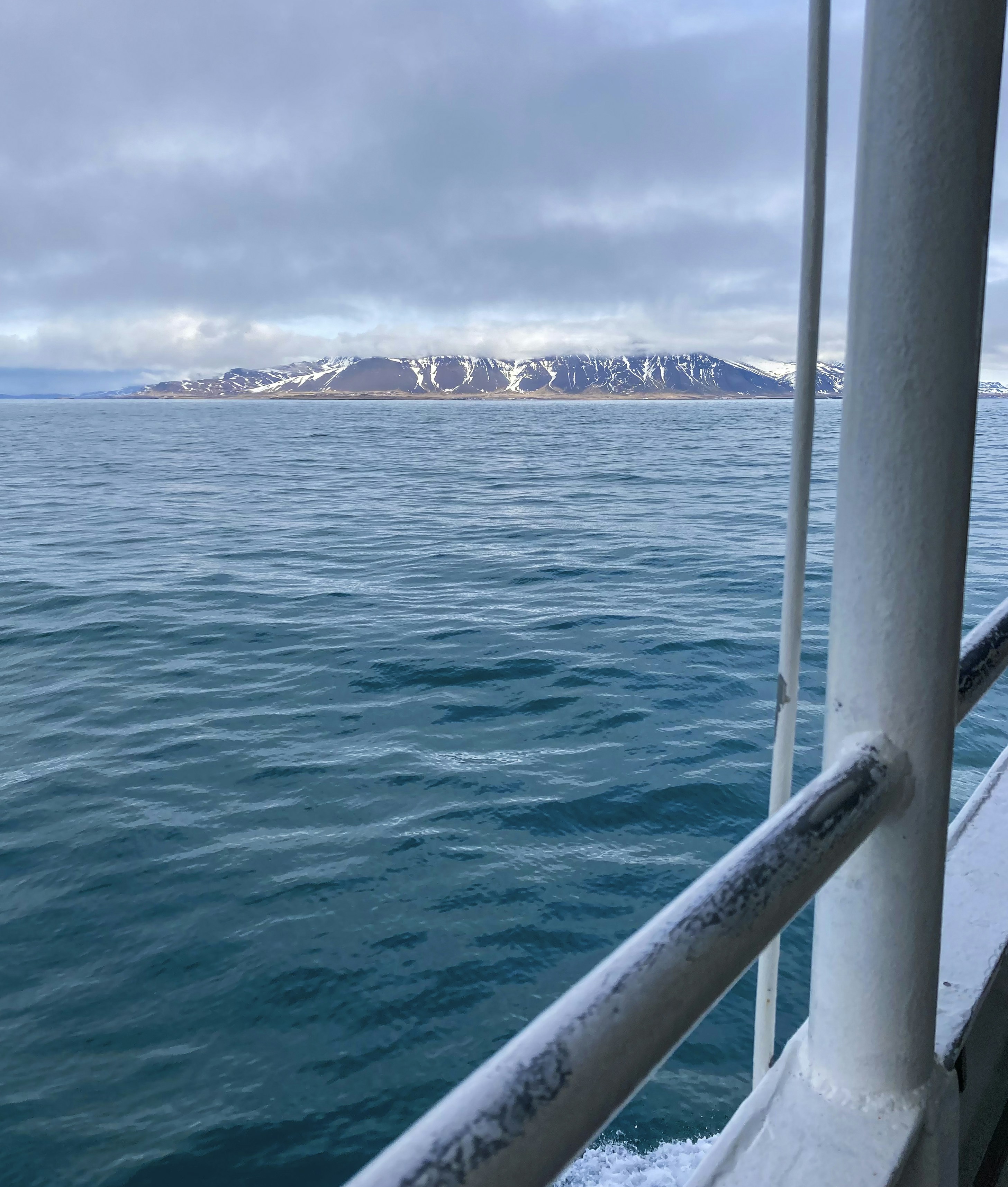 una vista di uno specchio d'acqua da una barca