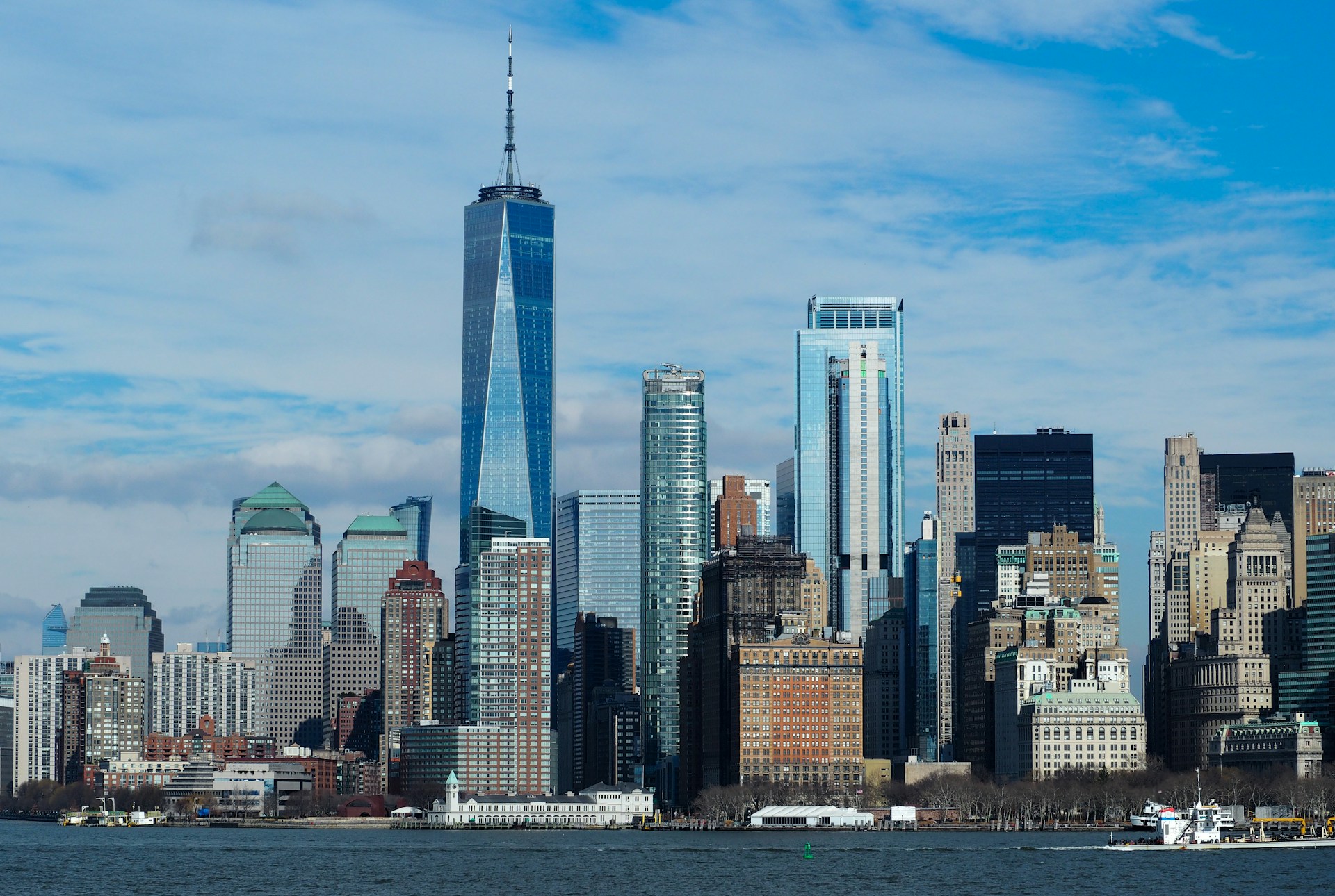 a view of a large city with a lot of tall buildings