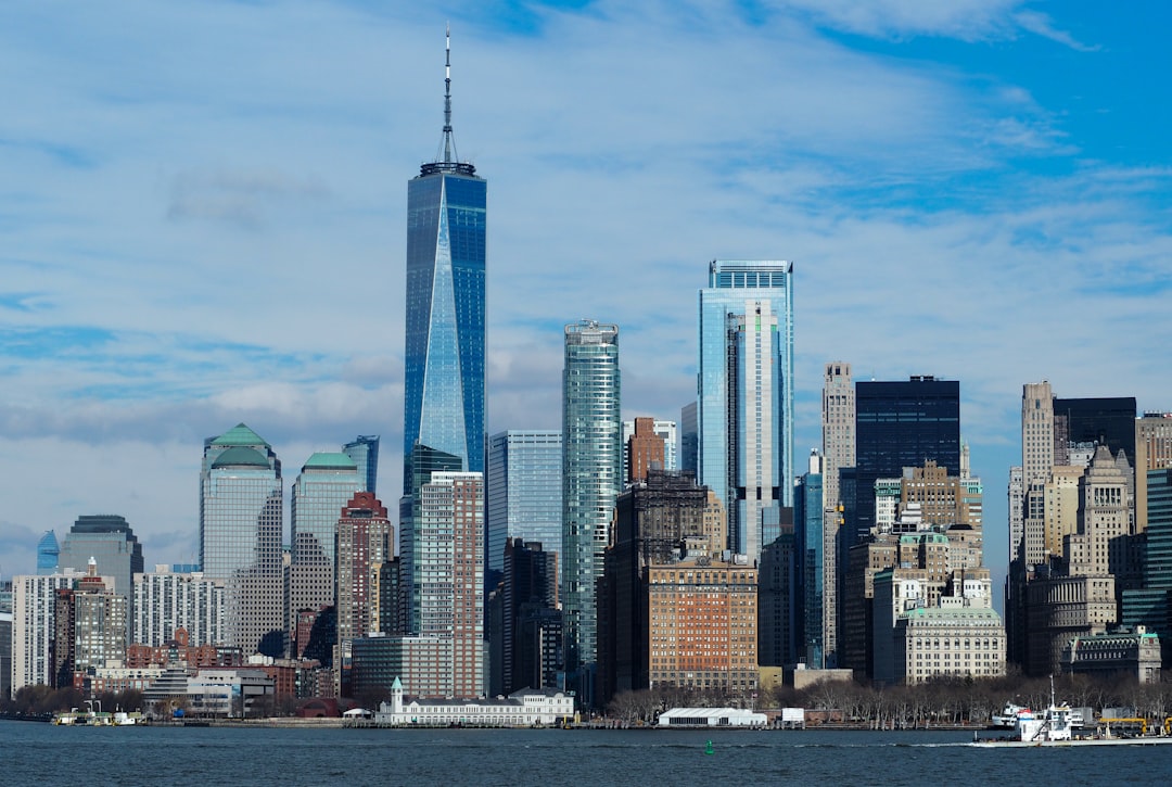 a view of a large city with a lot of tall buildings,
