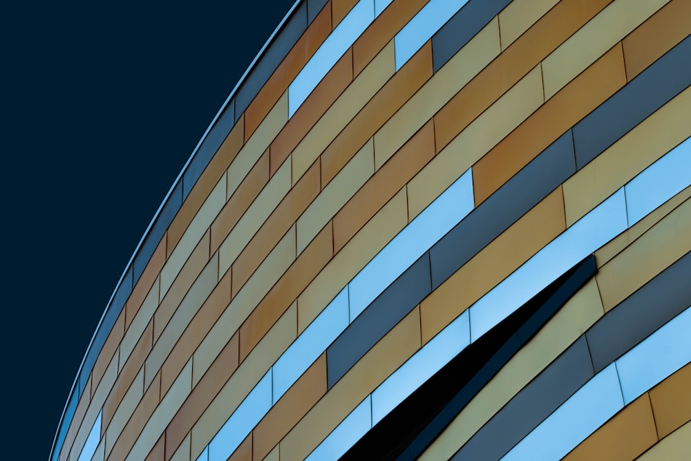 a close up of a building
