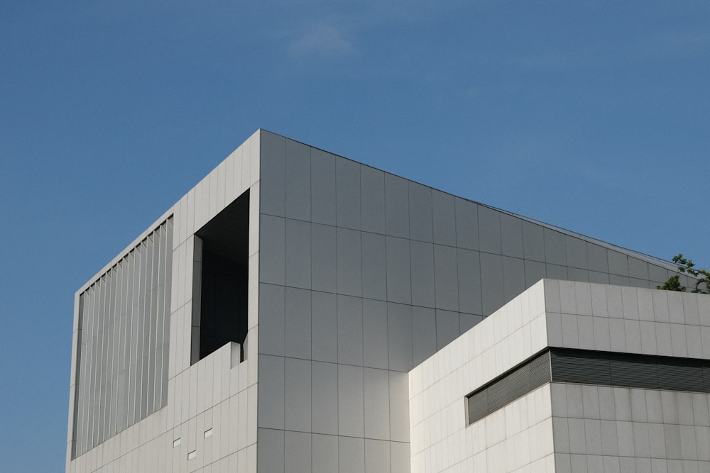 a large building with a clock on the side of it