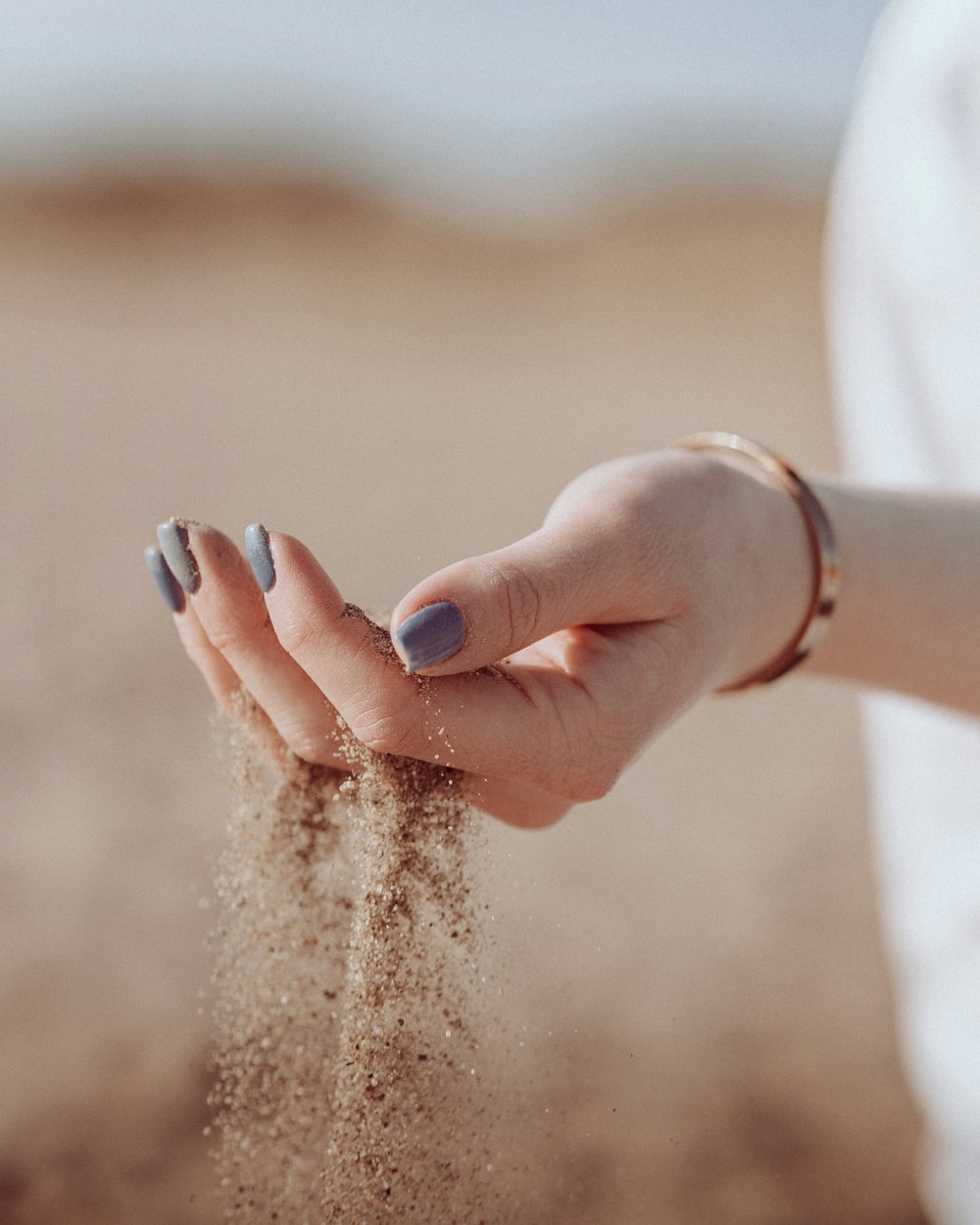 a close up of a hand