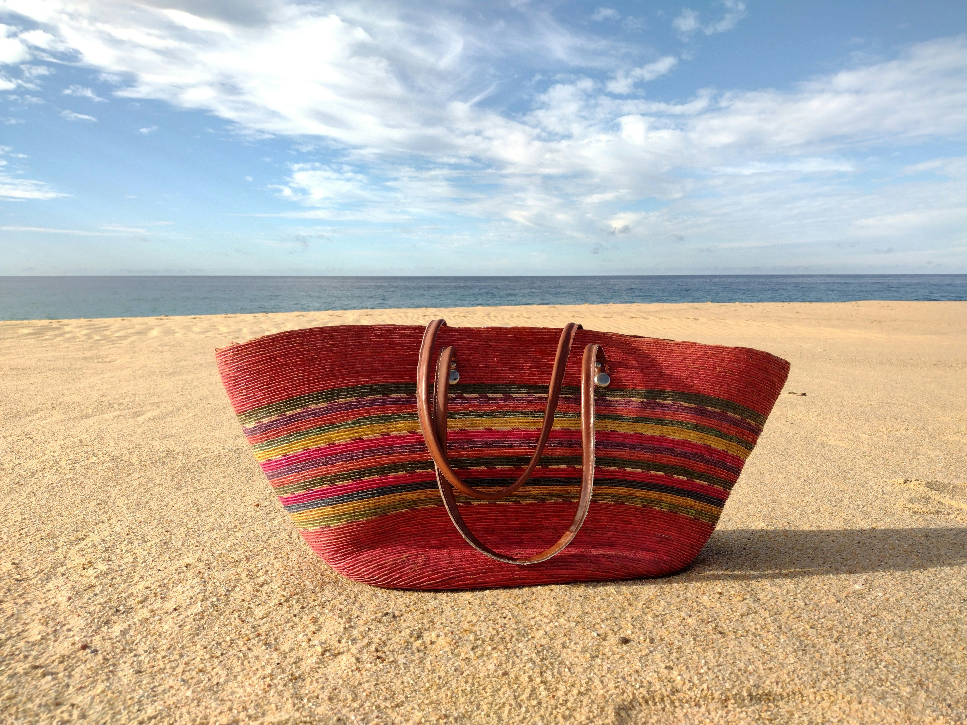 Sunshine Straw Tote