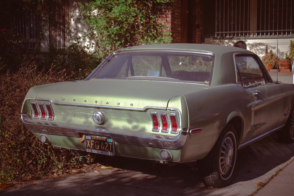 a car parked on the side of the road