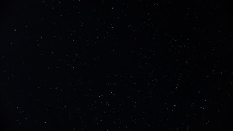a starry night sky