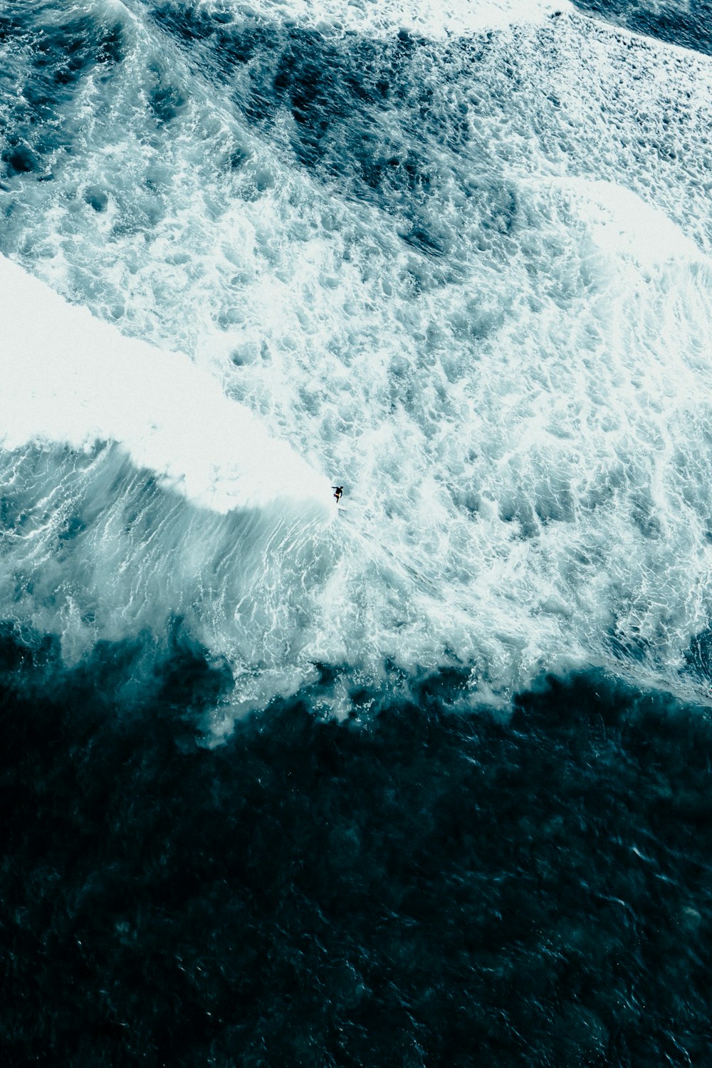 a large storm in the ocean