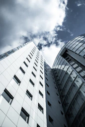 a low angle view of a building