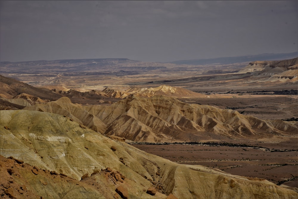 a large desert landscape