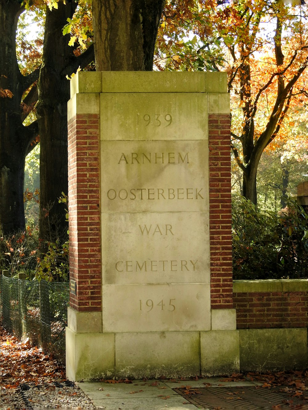 a stone monument with writing on it