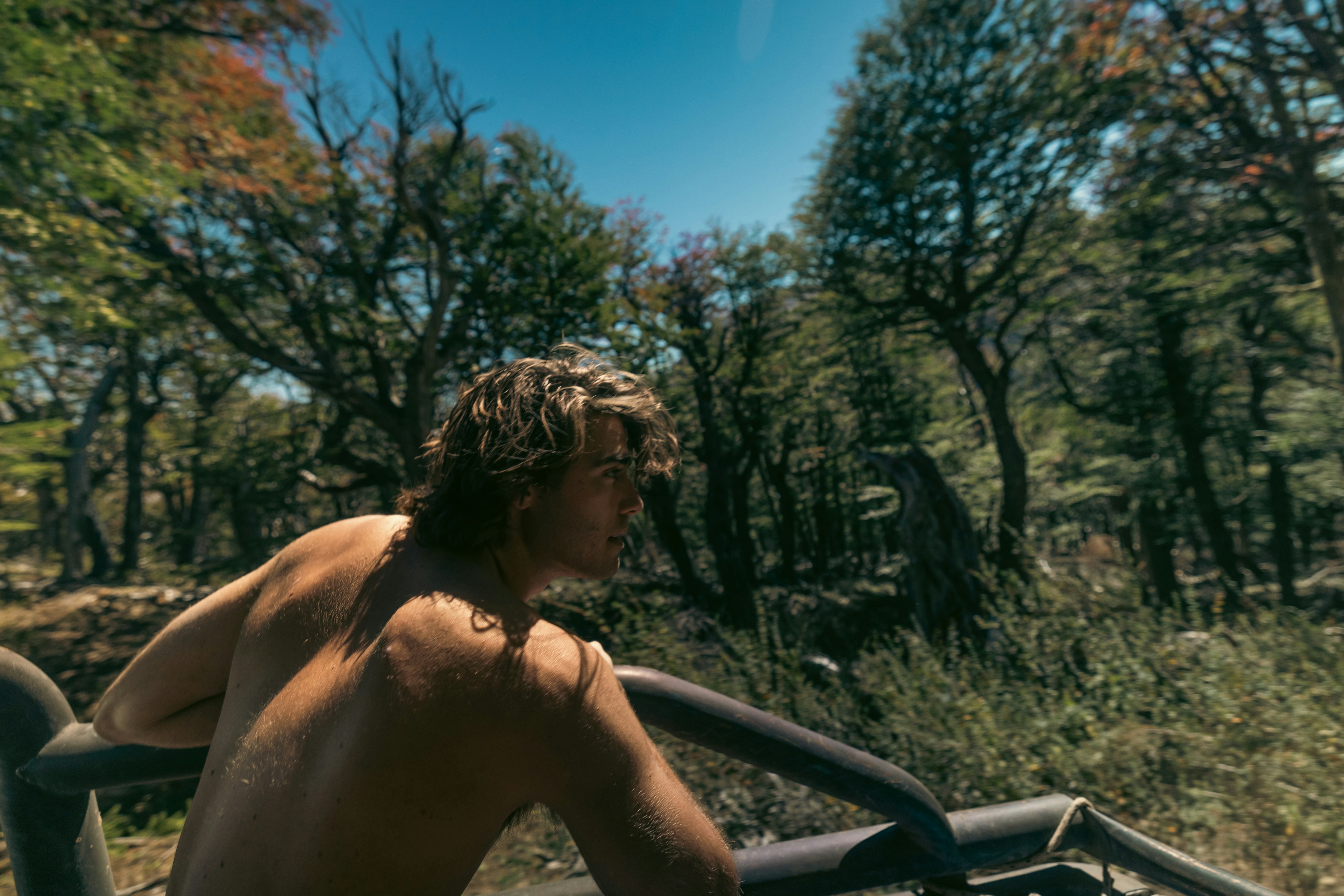 a person sitting in a chair