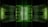 A futuristic digital design featuring glowing green lines and squares arranged symmetrically, creating a tunnel-like effect with a sense of depth and perspective.