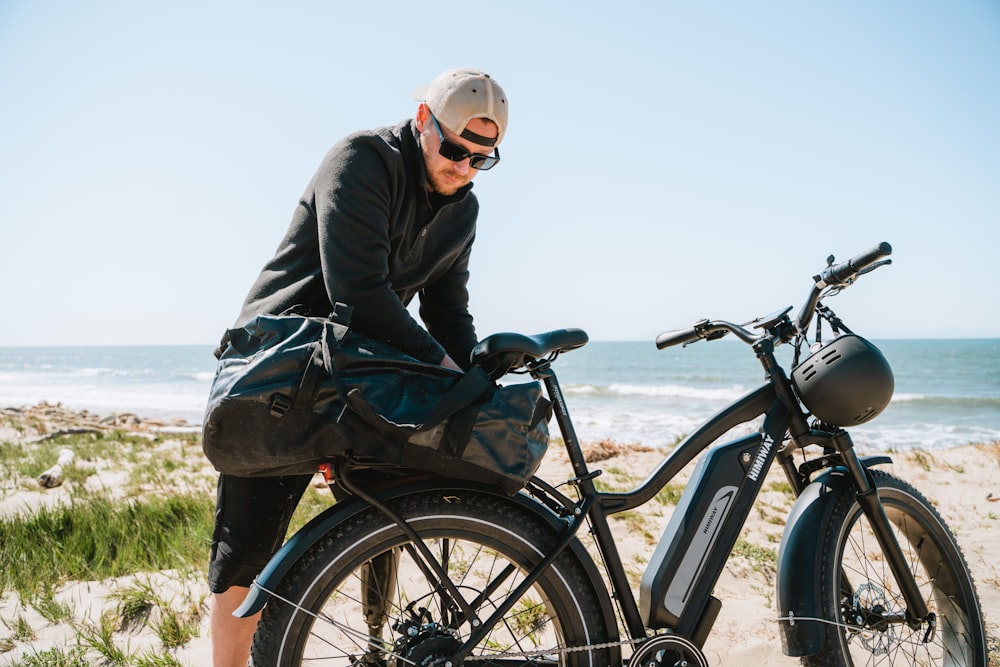 a person on a motorcycle