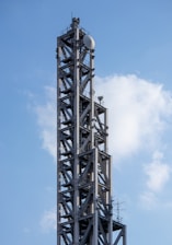 a tall metal tower