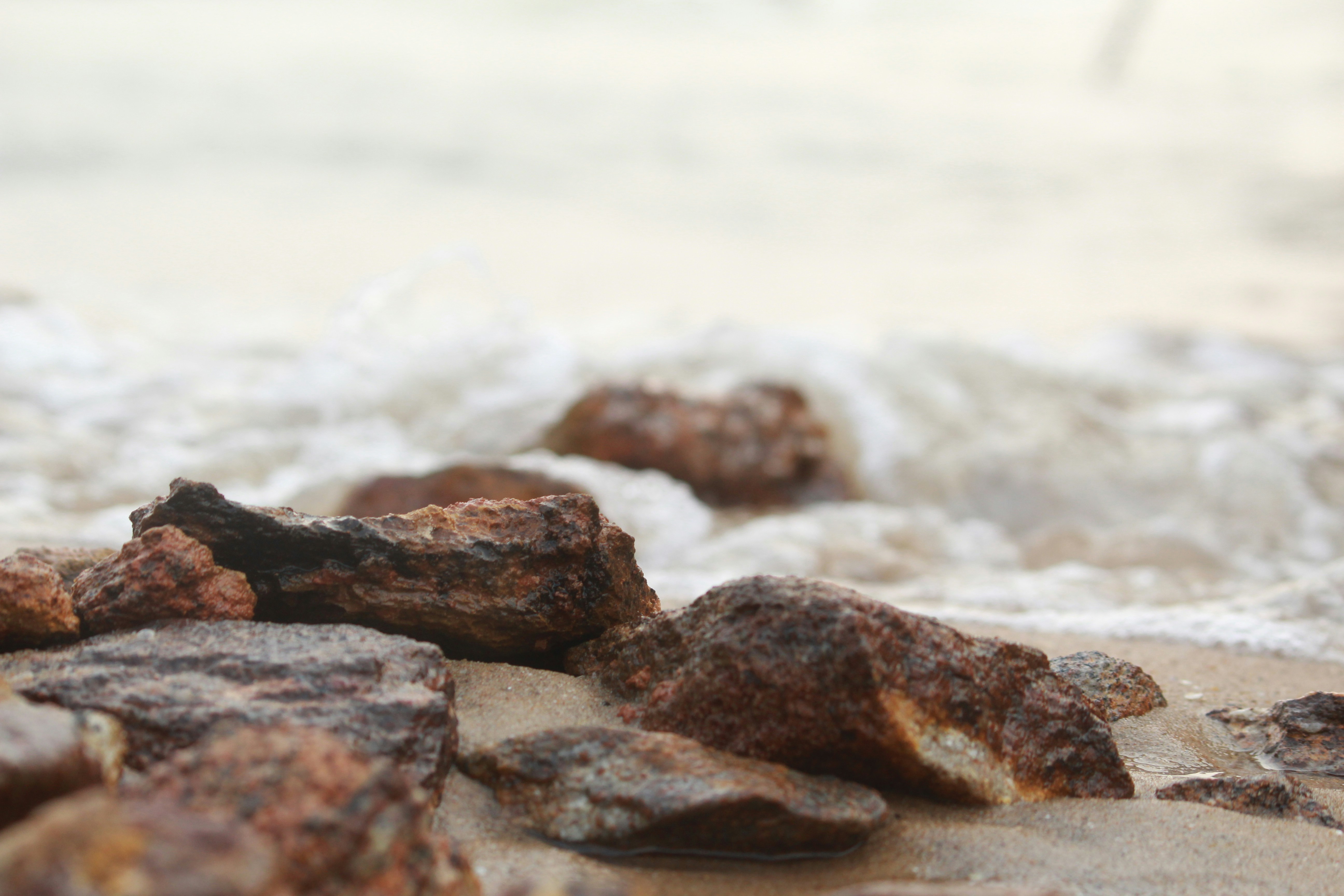 a close-up of some water