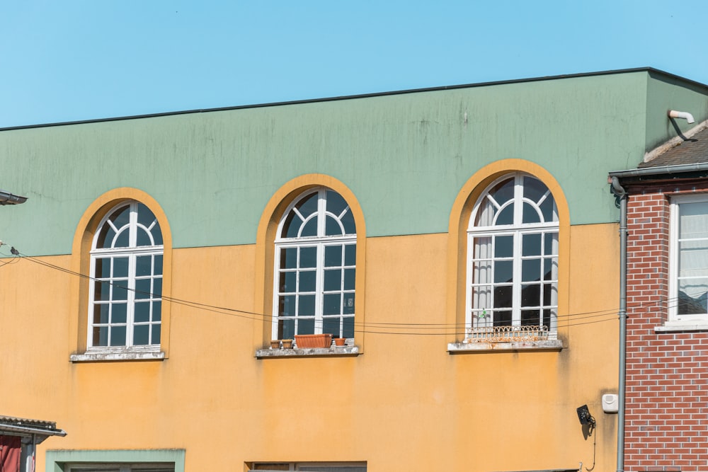 a building with windows