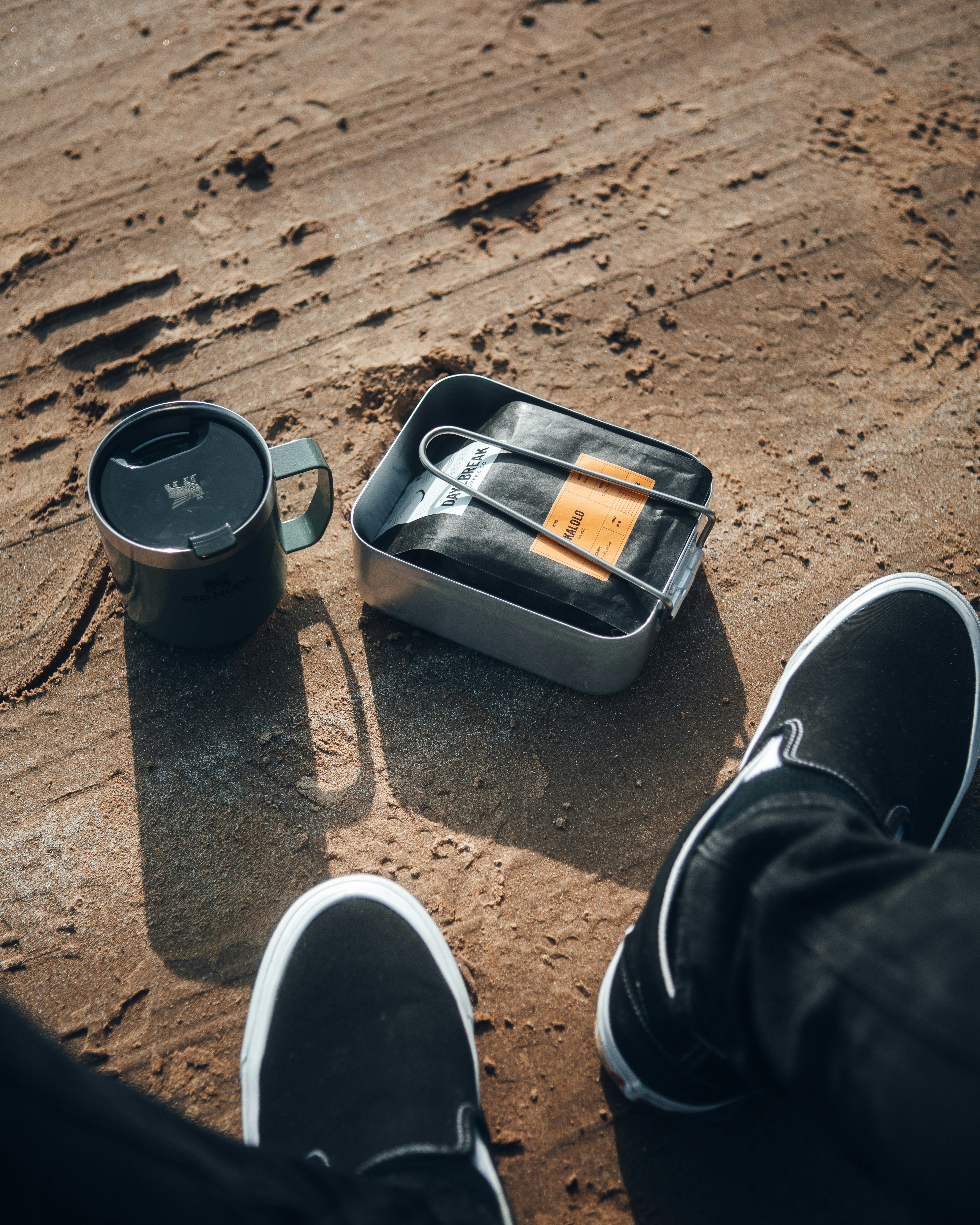Coffee break on the Beach.