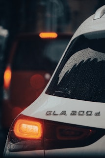 the back of a car