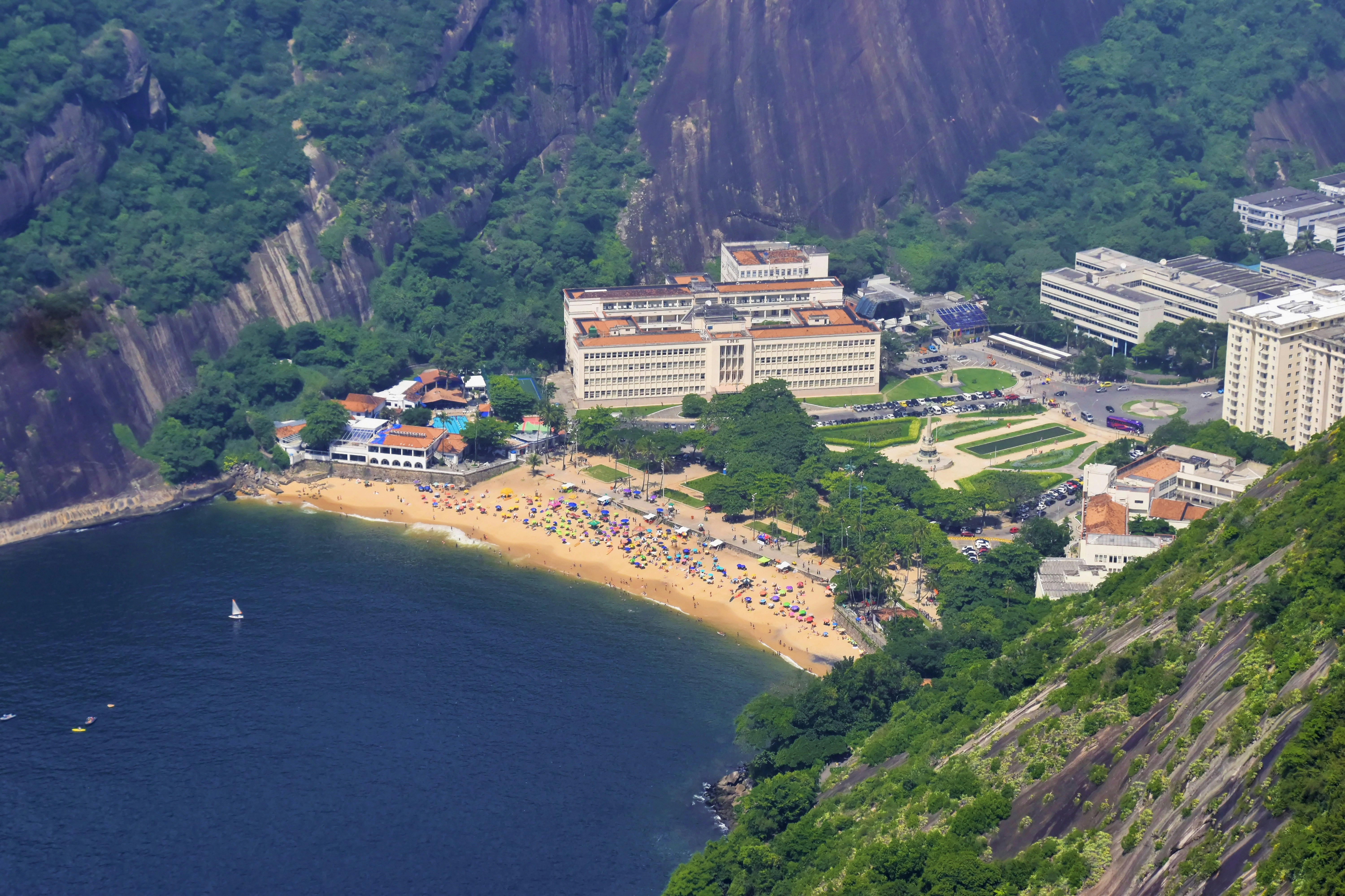 a town on the edge of a cliff