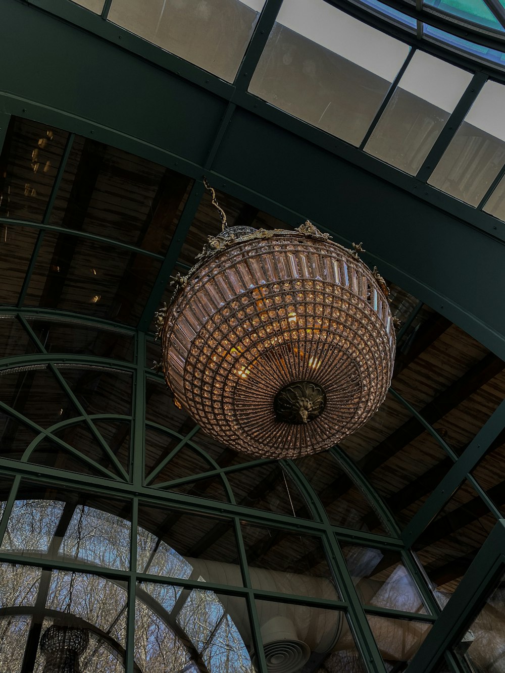 a large ornate ceiling fan